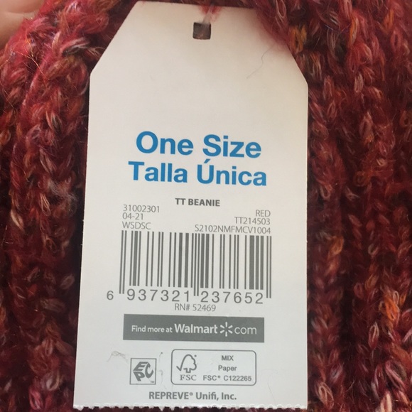 3/$20 NWT Time and Tru Cozy Beanie - Picture 4 of 6